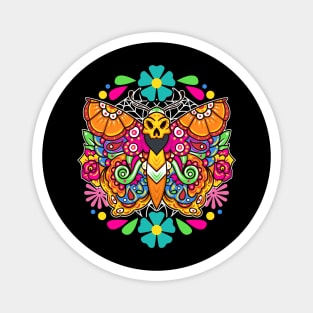 Day of the Dead Sugar Skull Butterfly Sugar Skulls Sugar Magnet